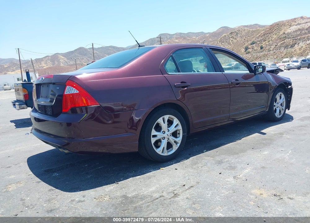 2012 FORD FUSION SE VIN: 3FAHP0HA9CR415985