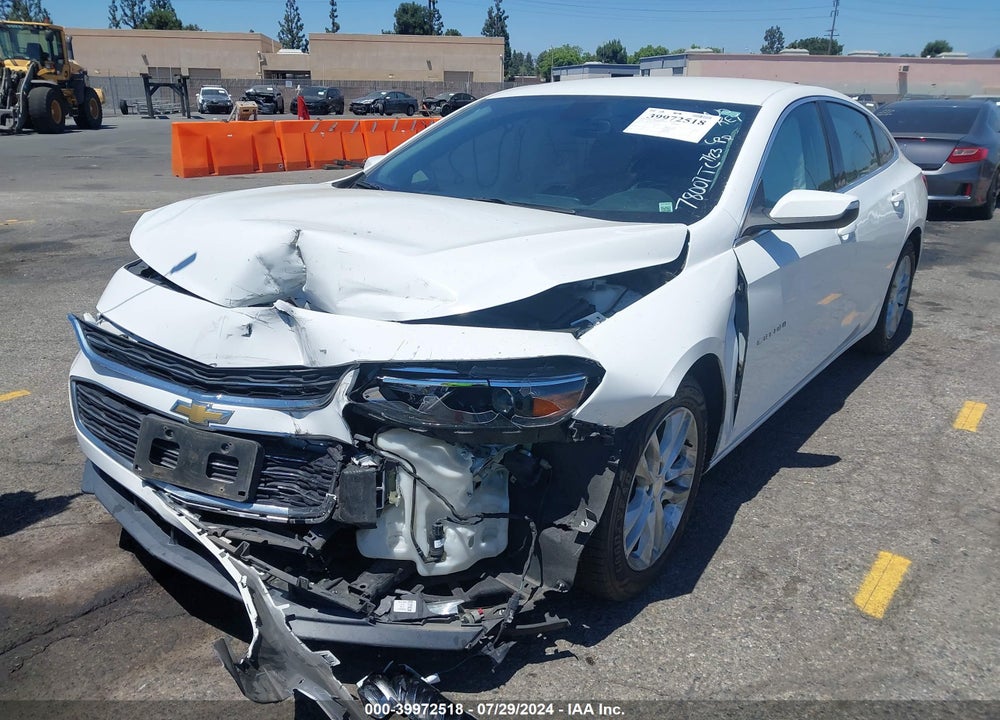 2018 CHEVROLET MALIBU LT VIN: 1G1ZD5ST4JF132511