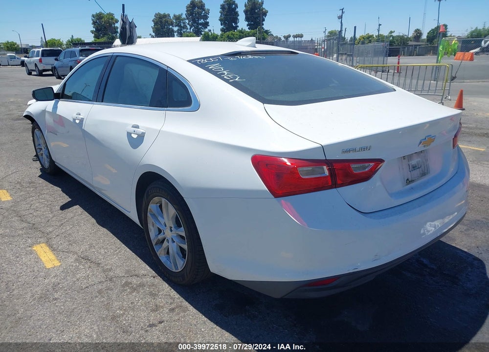 2018 CHEVROLET MALIBU LT VIN: 1G1ZD5ST4JF132511