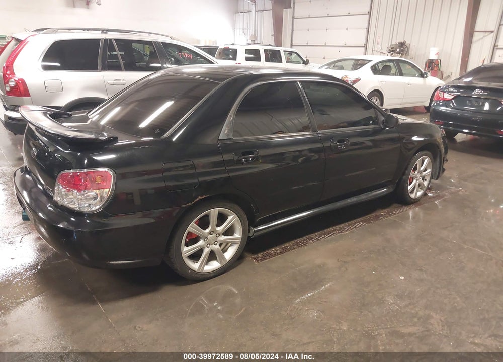 2007 SUBARU IMPREZA WRX LIMITED VIN: JF1GD74647G522499