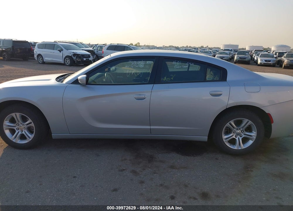 2022 DODGE CHARGER SXT RWD VIN: 2C3CDXBGXNH250549