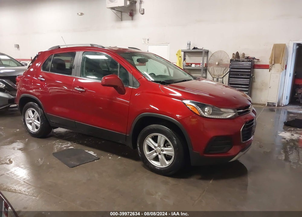 2019 CHEVROLET TRAX LT VIN: 3GNCJPSB8KL393308