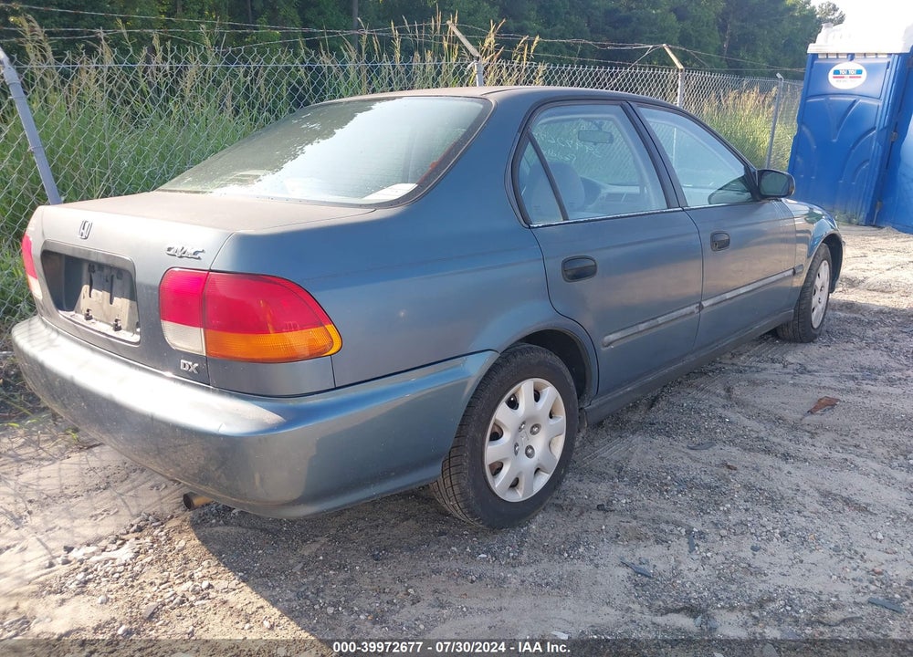1998 HONDA CIVIC DX VIN: 1HGEJ6620WL024564