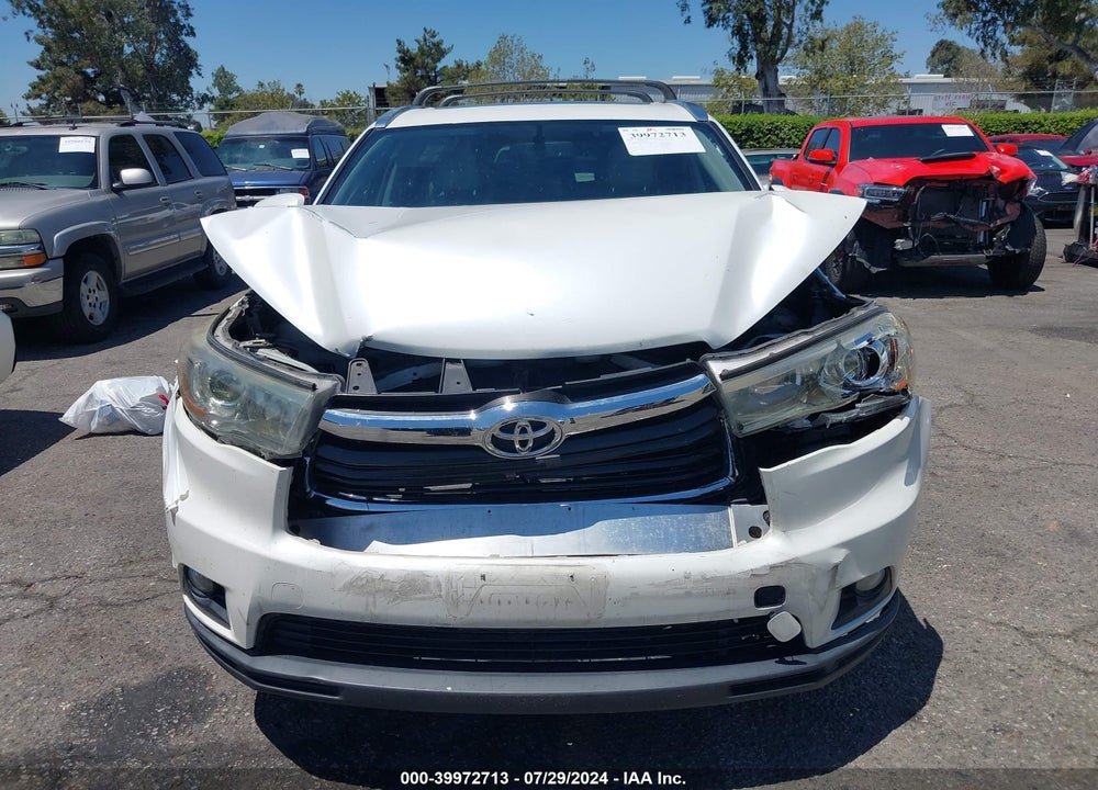 2016 TOYOTA HIGHLANDER XLE V6 VIN: 5TDKKRFH5GS177445