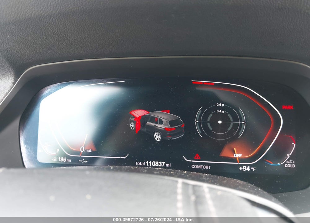 2019 BMW X5 XDRIVE40I VIN: 5UXCR6C58KLK84801