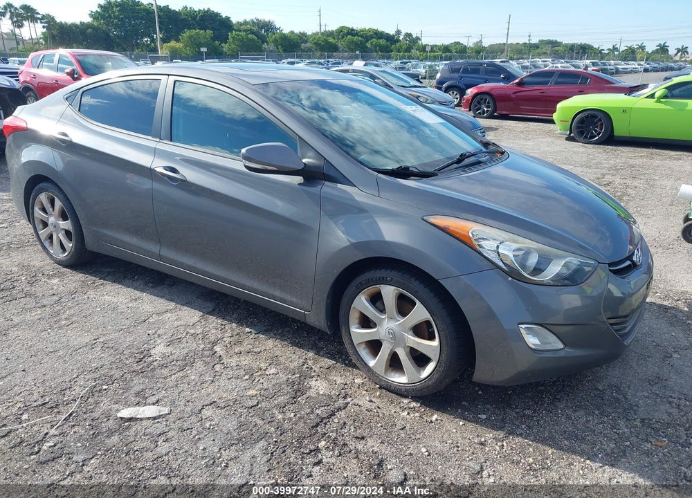 2012 HYUNDAI ELANTRA LIMITED VIN: 5NPDH4AE8CH127596