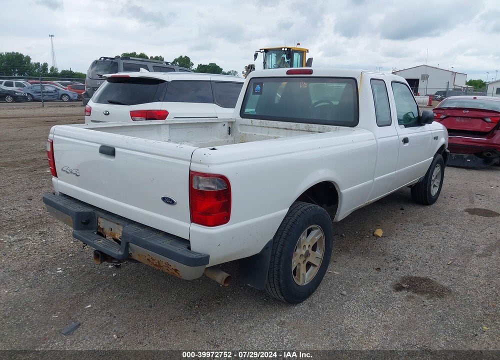 2004 FORD RANGER XLT VIN: 1FTYR15E44PB41508