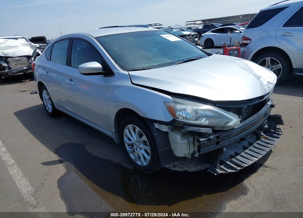 2019 NISSAN SENTRA SV VIN: 3N1AB7AP0KL606281