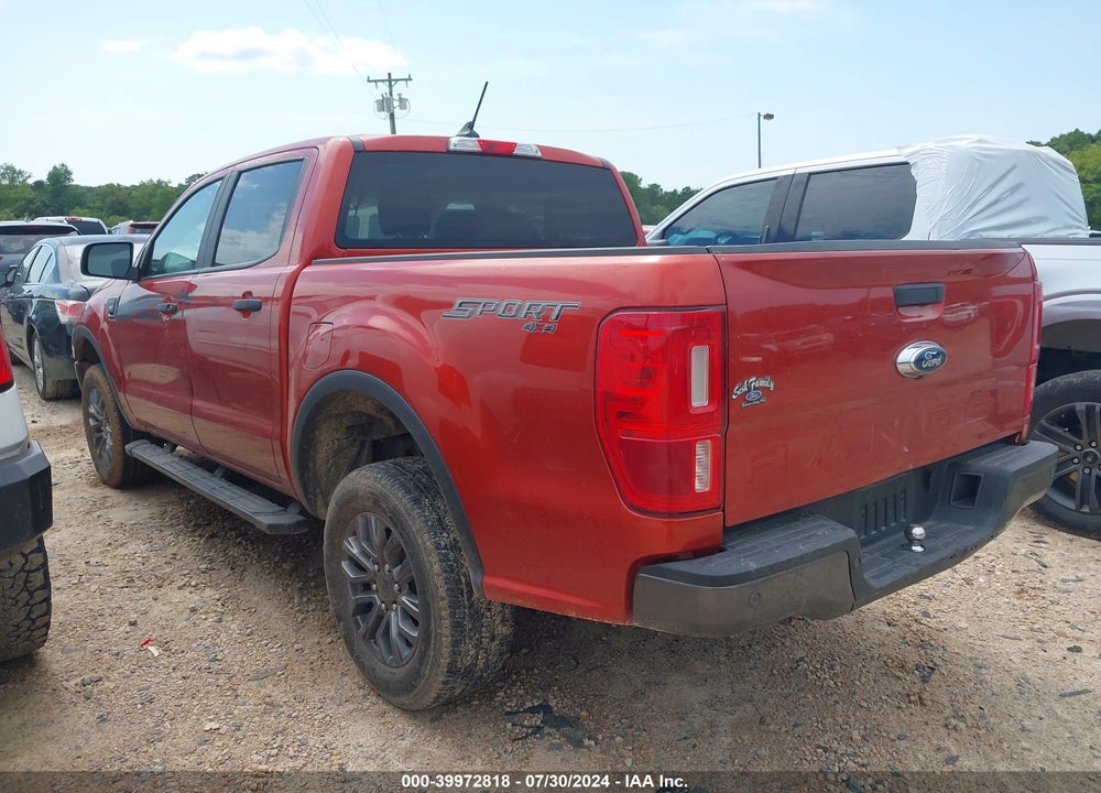 2022 FORD RANGER XLT VIN: 1FTER4FH3NLD18023
