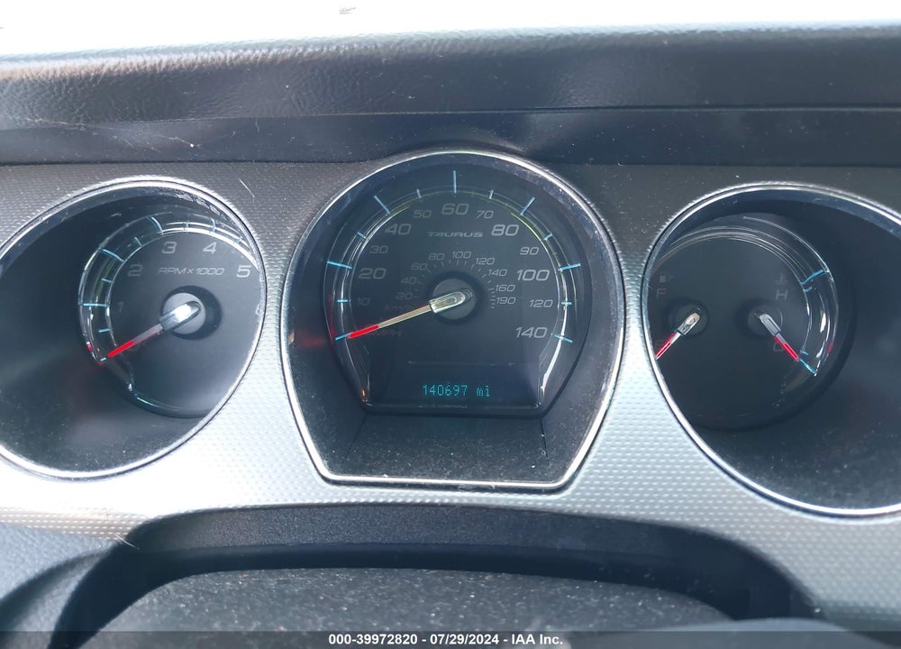 2012 FORD TAURUS SEL VIN: 1FAHP2EW6CG131006