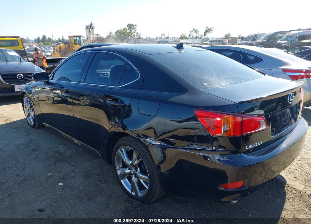 2009 LEXUS IS 250 VIN: JTHBK262695106829