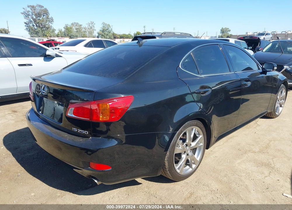 2009 LEXUS IS 250 VIN: JTHBK262695106829