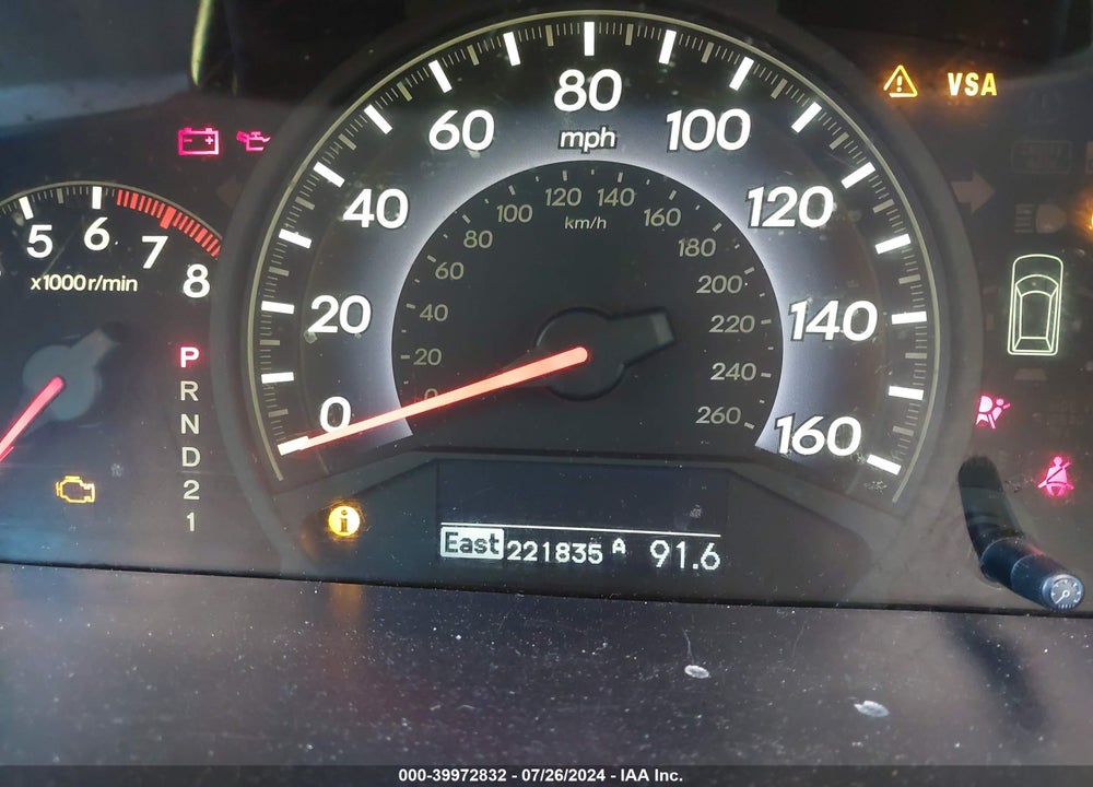 2006 HONDA ODYSSEY TOURING VIN: 5FNRL38846B064076