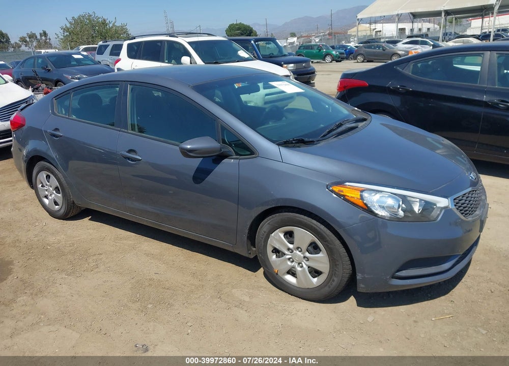 2016 KIA FORTE LX VIN: KNAFK4A64G5587229