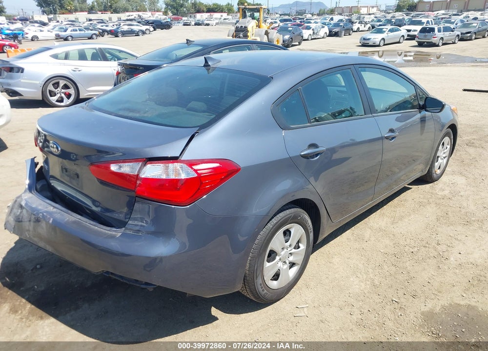2016 KIA FORTE LX VIN: KNAFK4A64G5587229