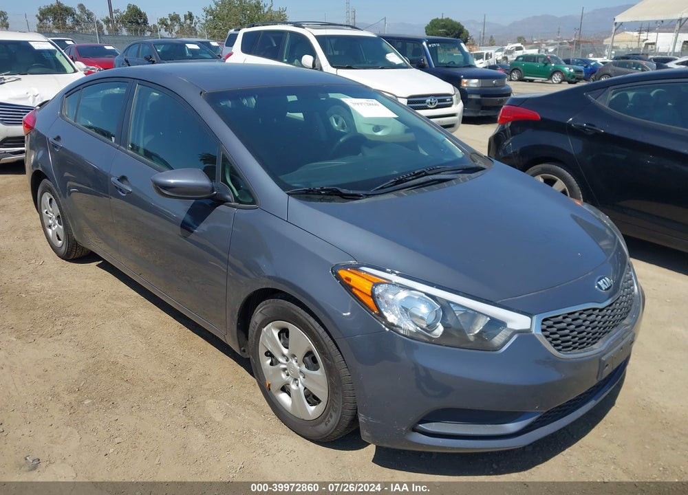 2016 KIA FORTE LX VIN: KNAFK4A64G5587229