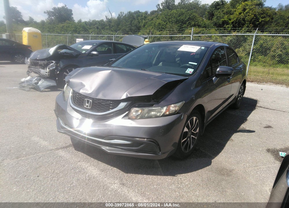 2014 HONDA CIVIC EX VIN: 19XFB2F87EE053628