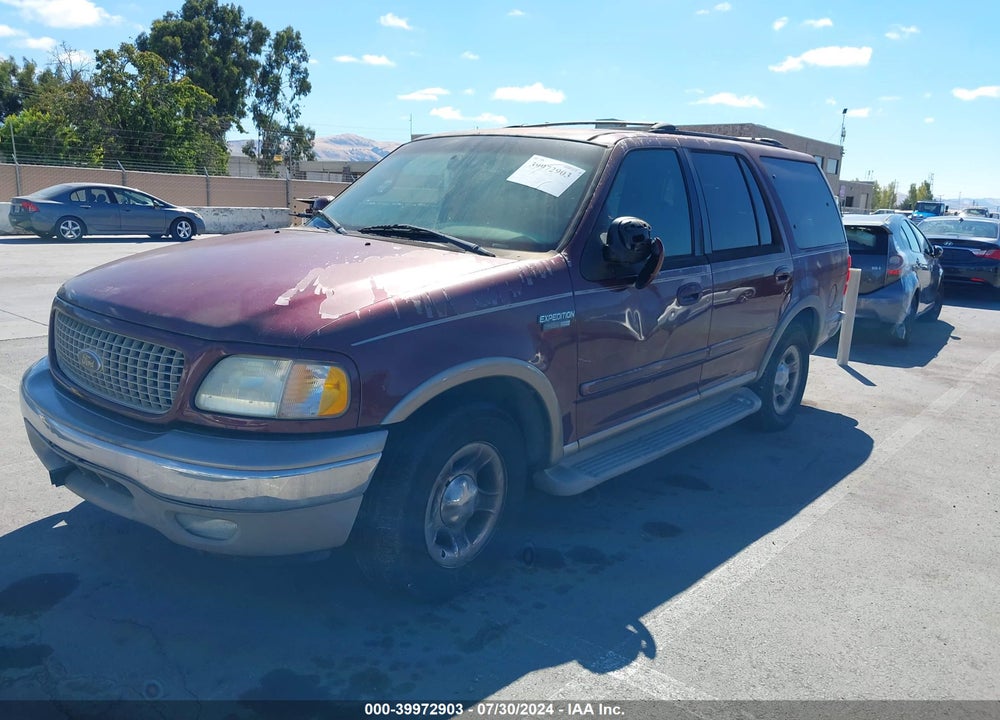 2001 FORD EXPEDITION EDDIE BAUER VIN: 1FMEU17L51LA83808