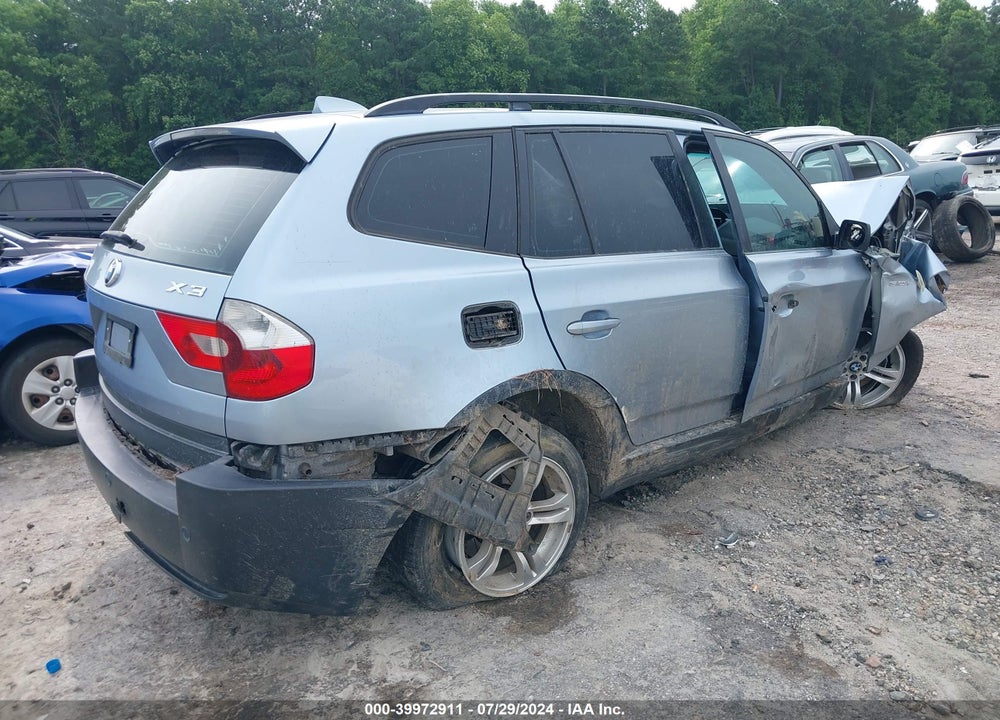 2005 BMW X3 3.0I VIN: WBXPA93435WD12693