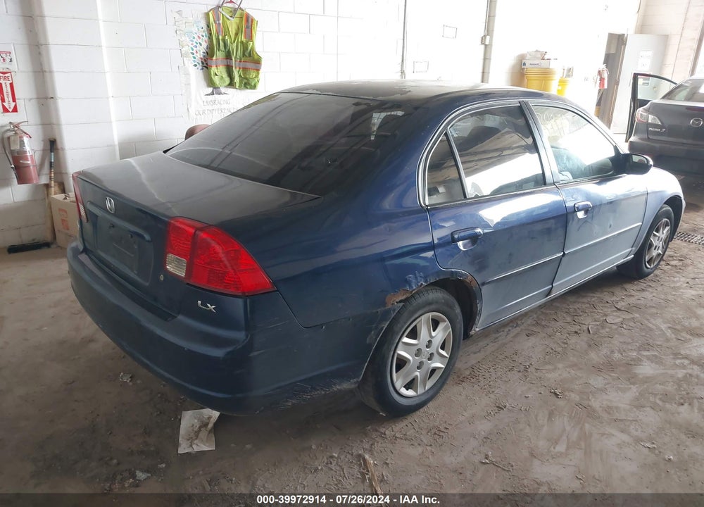 2003 HONDA CIVIC LX VIN: 2HGES165X3H505652