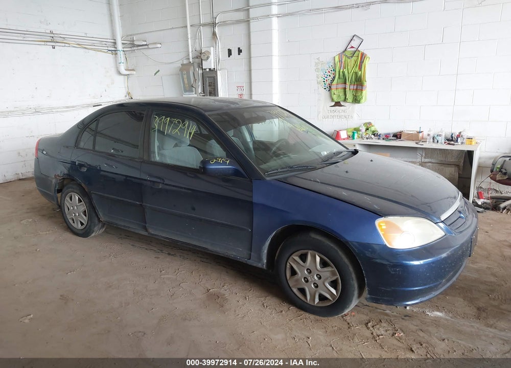 2003 HONDA CIVIC LX VIN: 2HGES165X3H505652