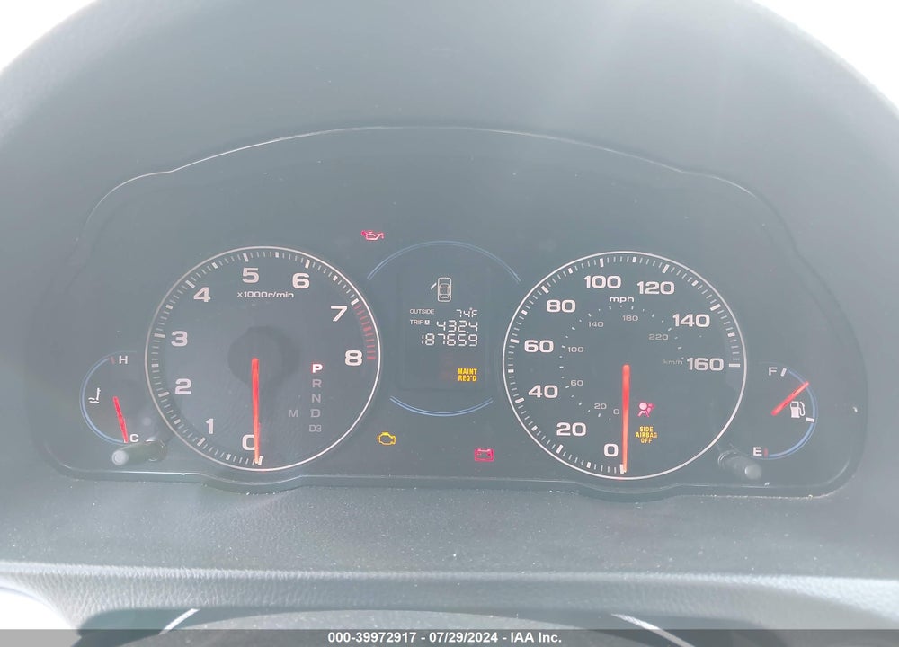 2005 ACURA TSX VIN: JH4CL96875C031143