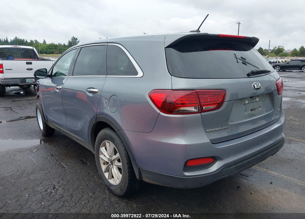 2019 KIA SORENTO 2.4L L VIN: 5XYPG4A3XKG604503