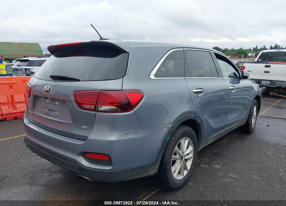 2019 KIA SORENTO 2.4L L VIN: 5XYPG4A3XKG604503