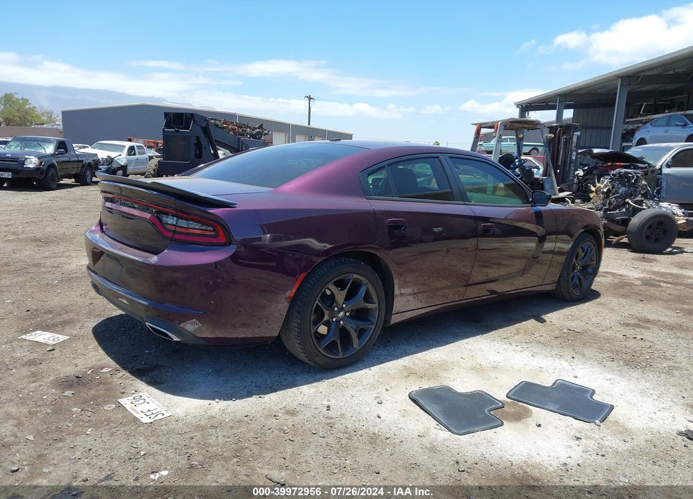 2020 DODGE CHARGER SXT RWD VIN: 2C3CDXBG4LH237826