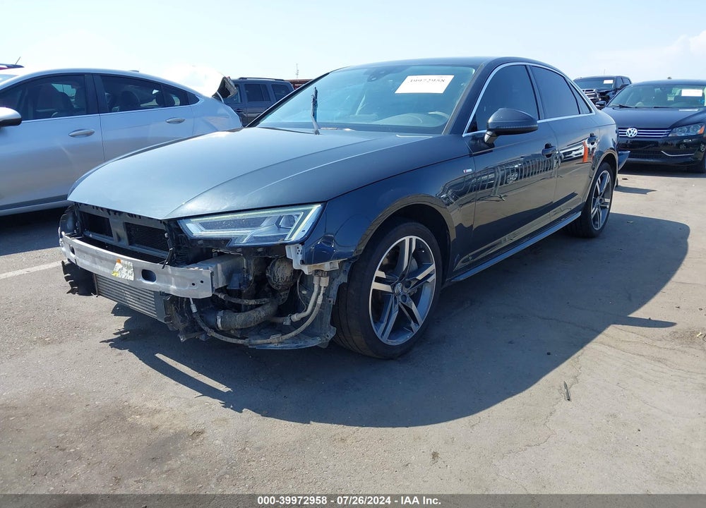 2017 AUDI A4 2.0T PREMIUM VIN: WAUENAF43HN001615