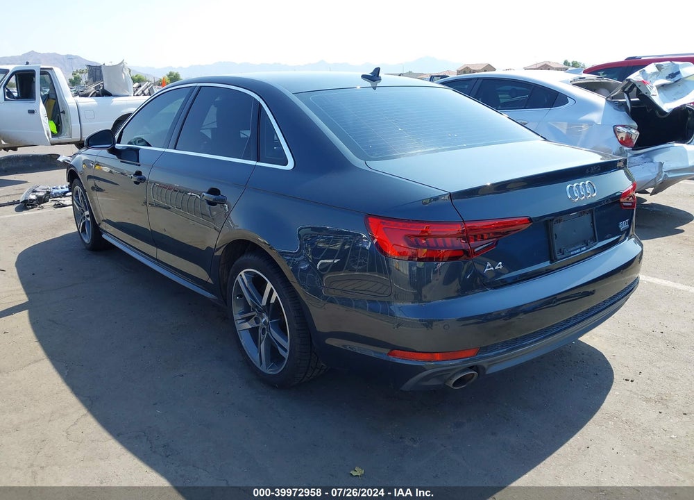 2017 AUDI A4 2.0T PREMIUM VIN: WAUENAF43HN001615