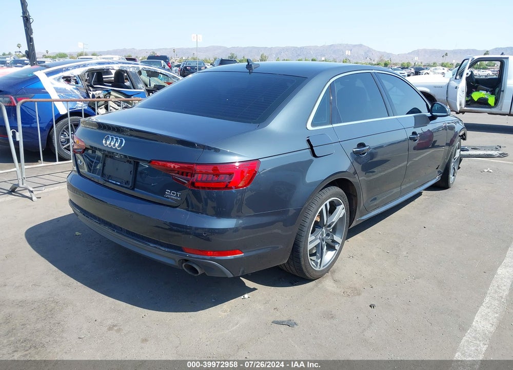 2017 AUDI A4 2.0T PREMIUM VIN: WAUENAF43HN001615