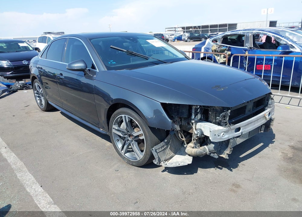 2017 AUDI A4 2.0T PREMIUM VIN: WAUENAF43HN001615