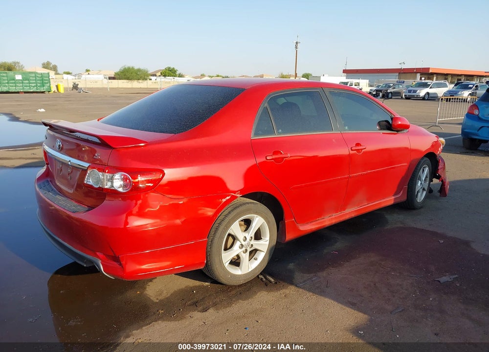 2013 TOYOTA COROLLA S VIN: 5YFBU4EE6DP205049