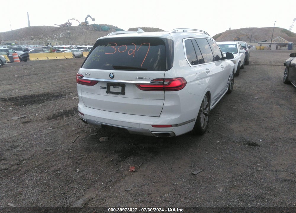 2019 BMW X7 XDRIVE40I VIN: 5UXCW2C59KL086326