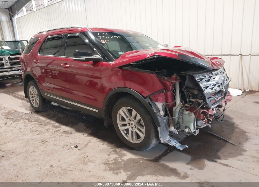 2018 FORD EXPLORER XLT VIN: 1FM5K8D89JGC71402