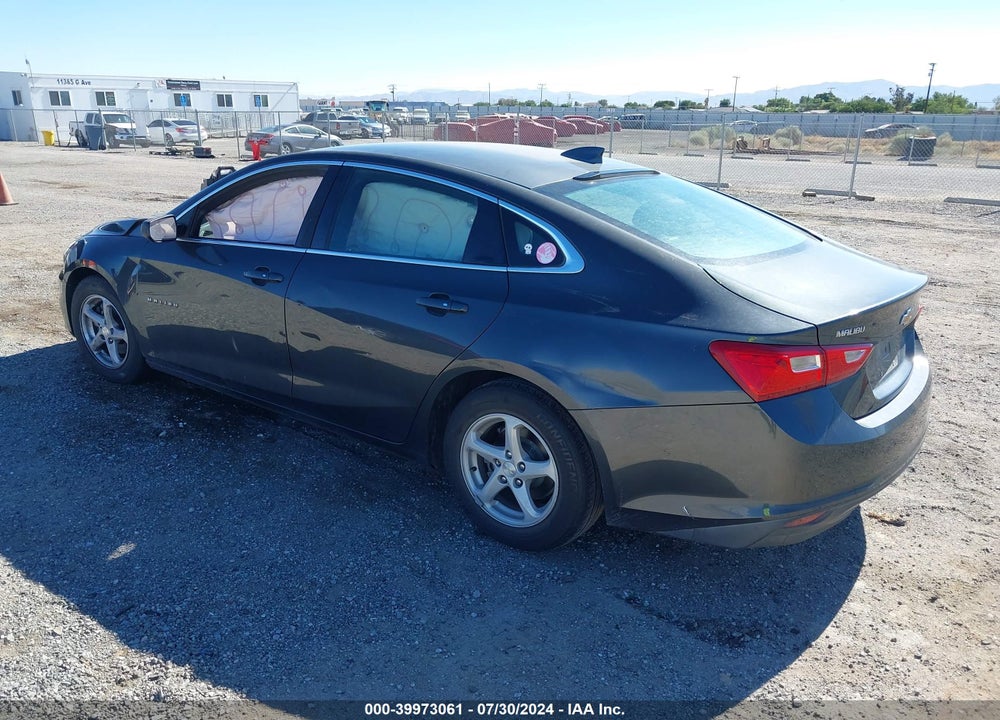 2017 CHEVROLET MALIBU LS VIN: 1G1ZB5ST6HF126192