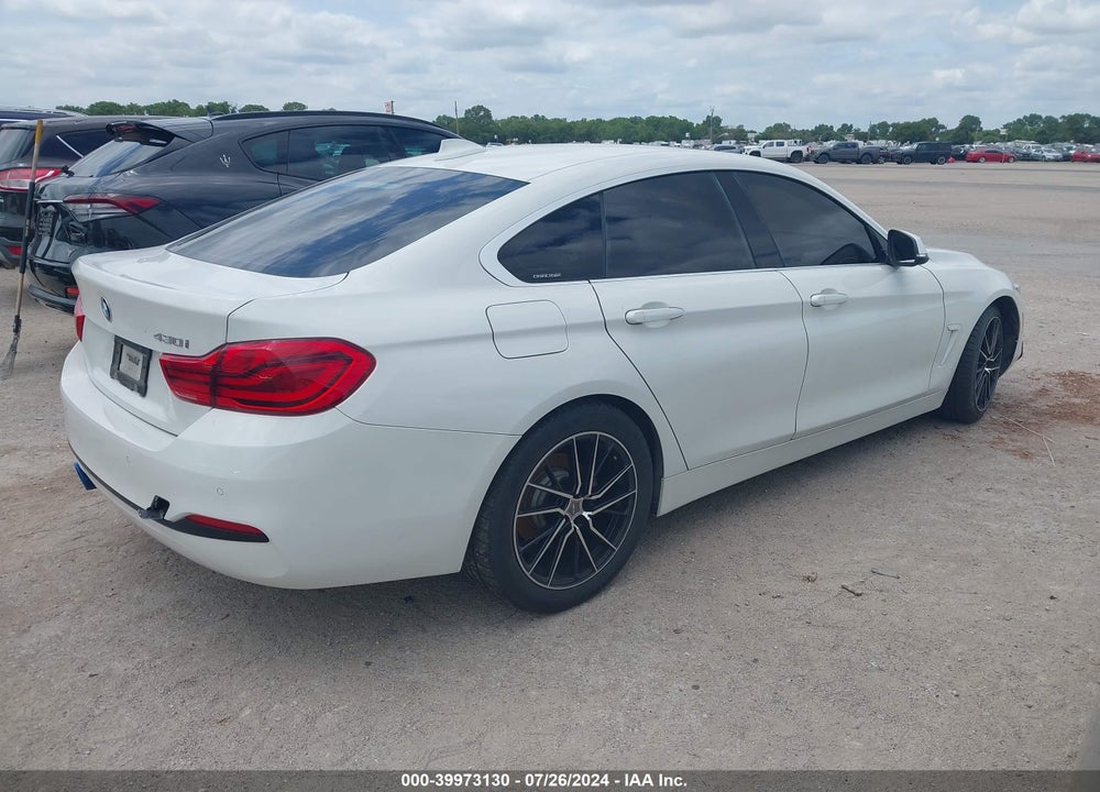 2018 BMW 430I GRAN COUPE VIN: WBA4J1C55JBG78549