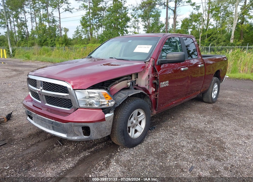 2017 RAM 1500 SLT QUAD CAB 4X2 6'4 BOX VIN: 1C6RR6GG6HS730232