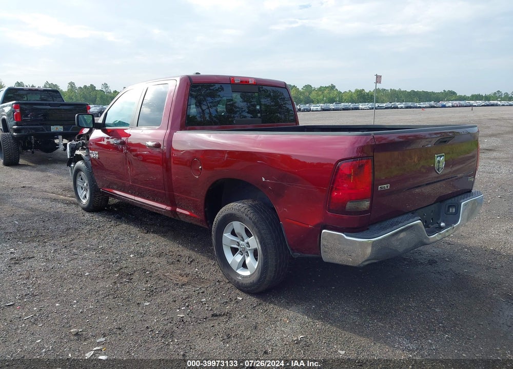 2017 RAM 1500 SLT QUAD CAB 4X2 6'4 BOX VIN: 1C6RR6GG6HS730232