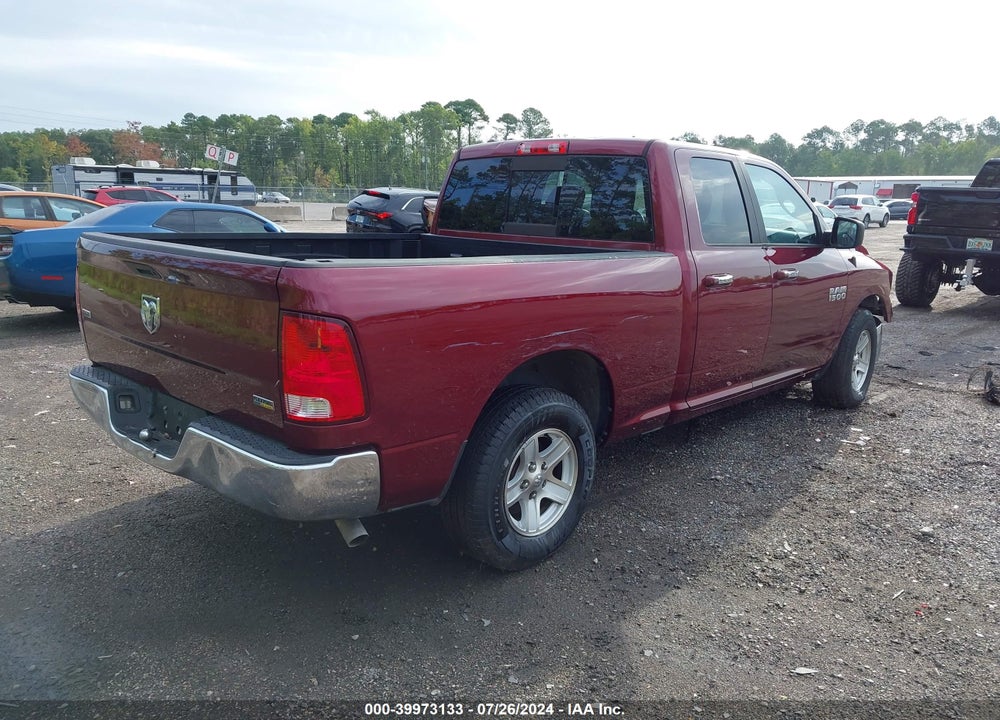 2017 RAM 1500 SLT QUAD CAB 4X2 6'4 BOX VIN: 1C6RR6GG6HS730232