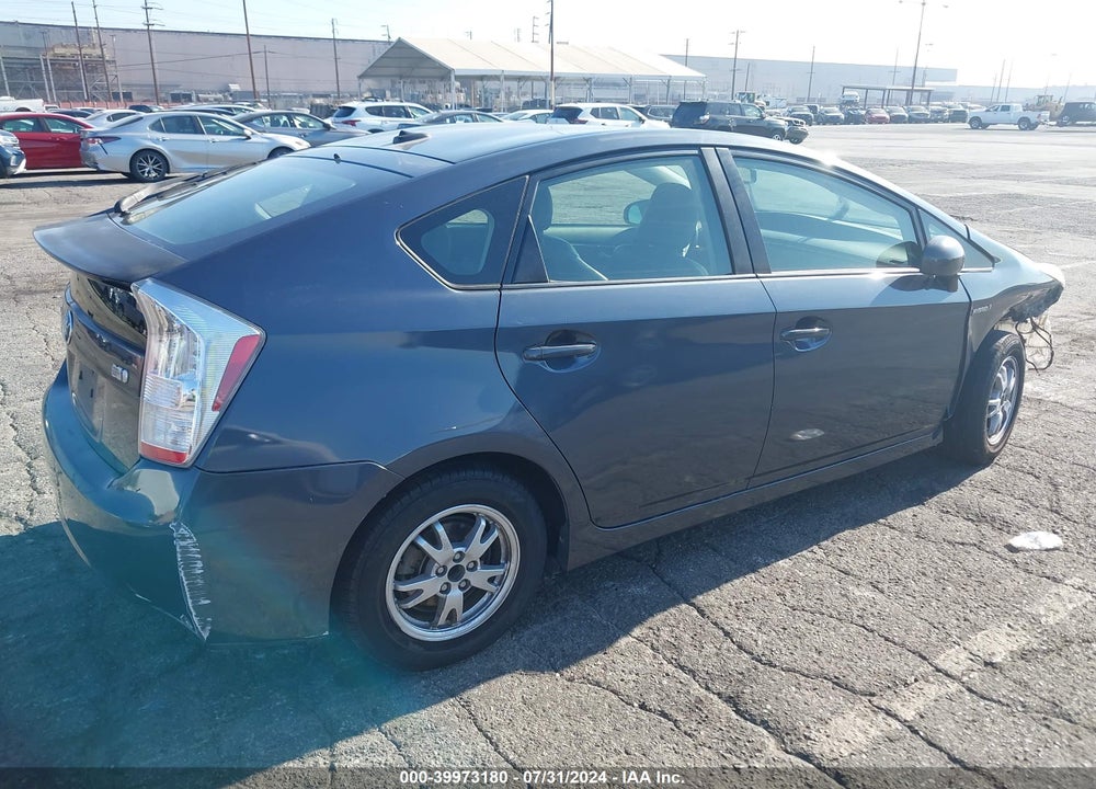 2011 TOYOTA PRIUS FOUR VIN: JTDKN3DU6B5310619