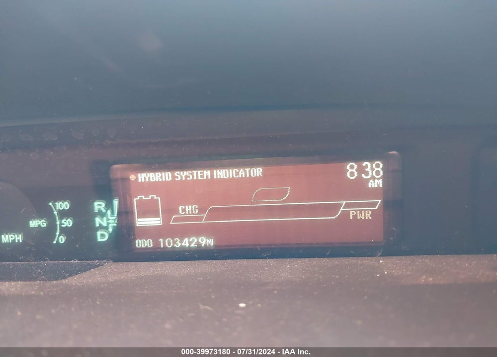 2011 TOYOTA PRIUS FOUR VIN: JTDKN3DU6B5310619