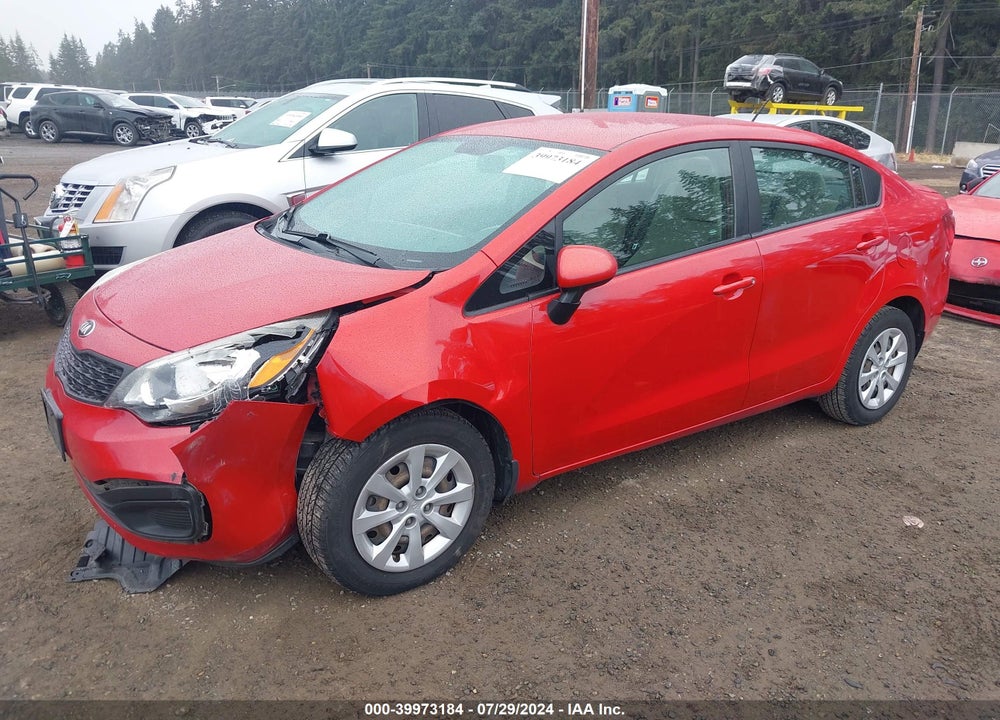 2013 KIA RIO LX VIN: KNADM4A39D6146824
