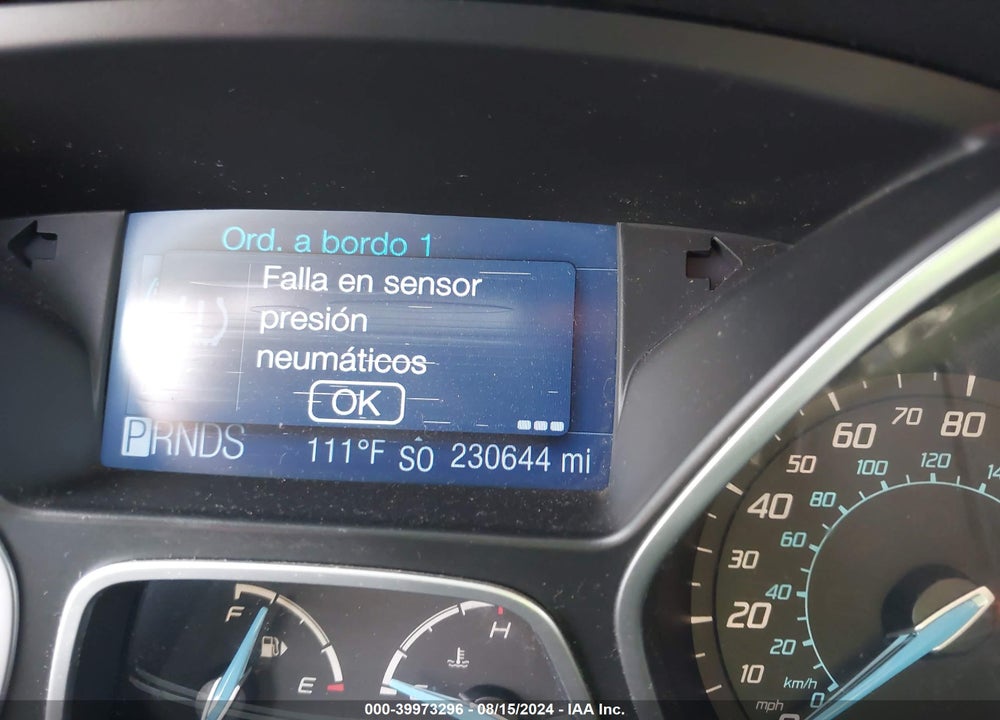 2012 FORD FOCUS VIN: 1FAHP3M2XCL207046