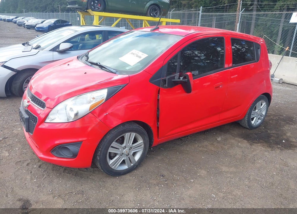 2013 CHEVROLET SPARK VIN: KL8CA6S96DC596995