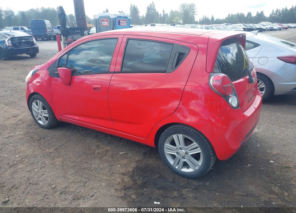 2013 CHEVROLET SPARK VIN: KL8CA6S96DC596995