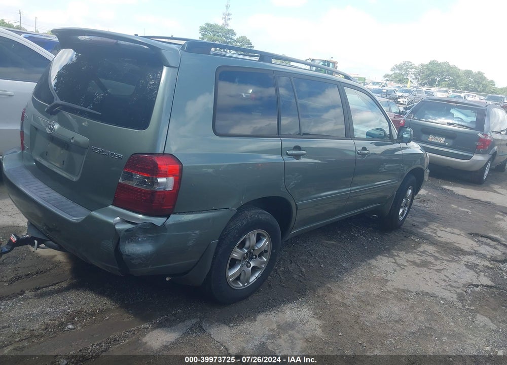 2007 TOYOTA HIGHLANDER V6 VIN: JTEEP21AX70212690