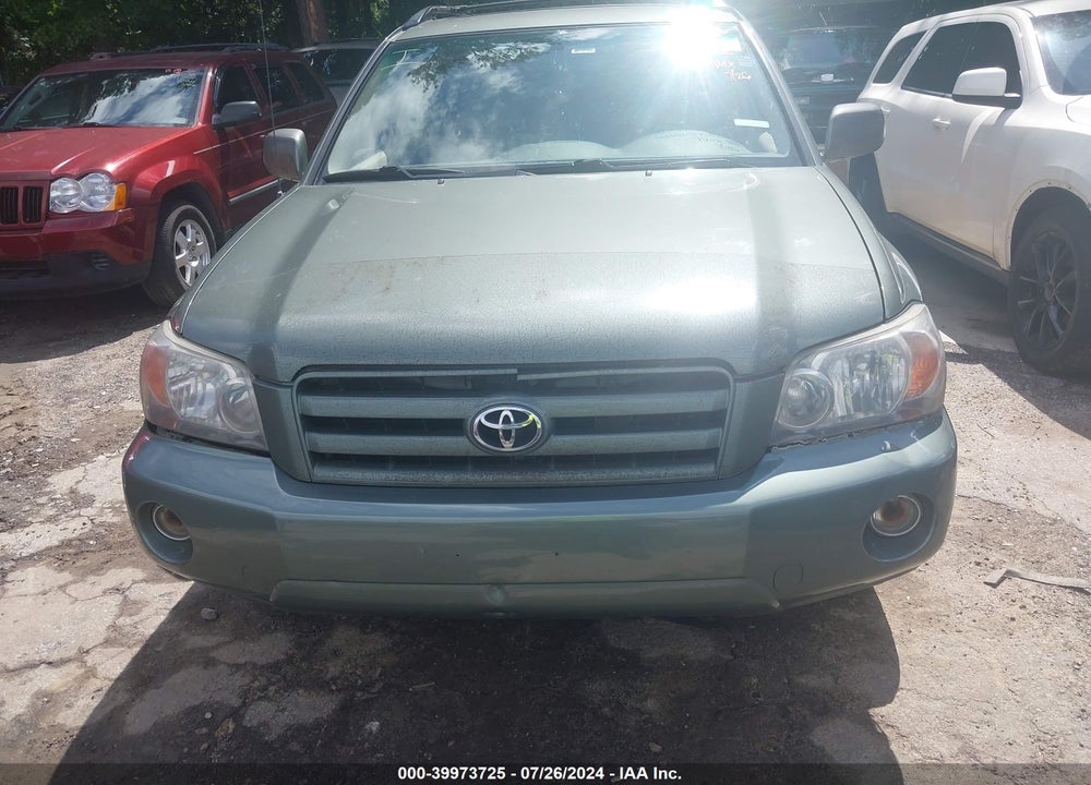 2007 TOYOTA HIGHLANDER V6 VIN: JTEEP21AX70212690