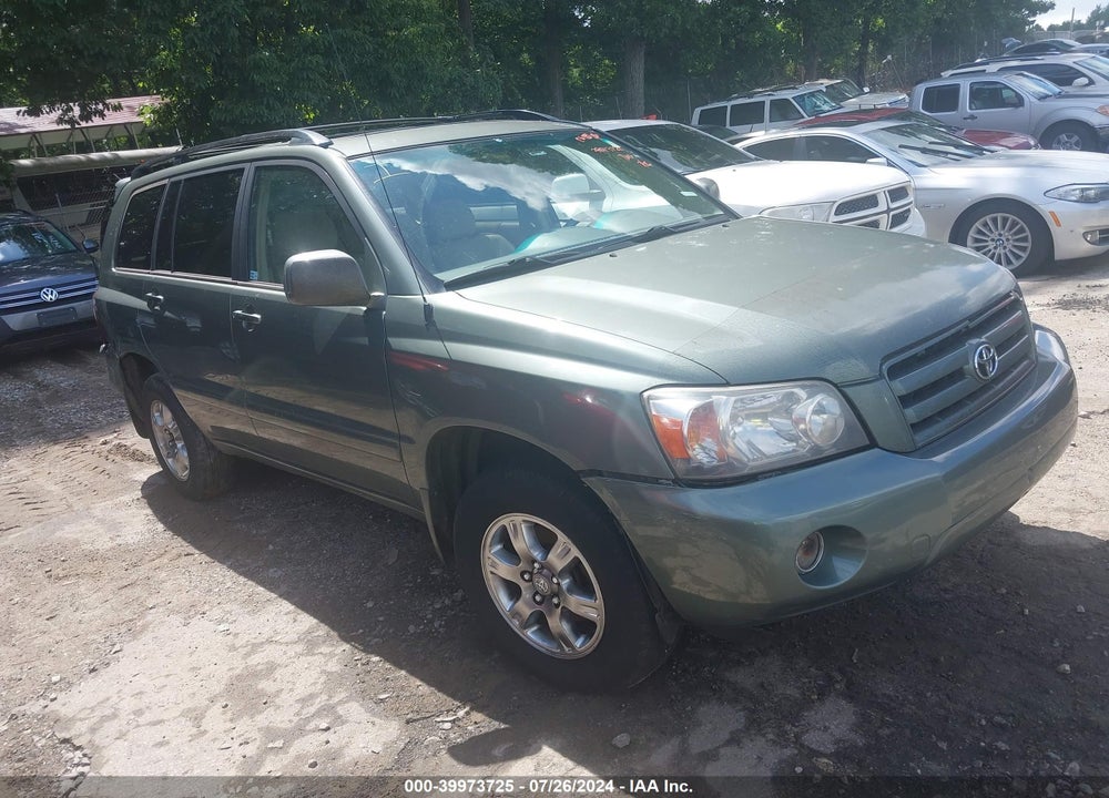 2007 TOYOTA HIGHLANDER V6 VIN: JTEEP21AX70212690
